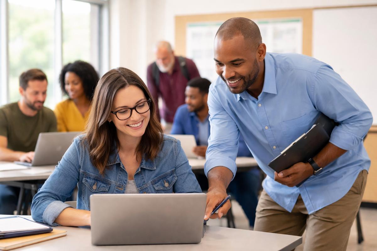 Community Colleges See Enrollment Surge as Adults Seek New Skills